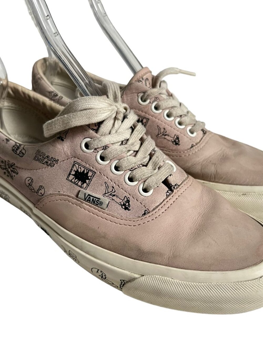 Vans x Brain Dead Era LX pink dusty pink leather low top womens 10 mens 8.5